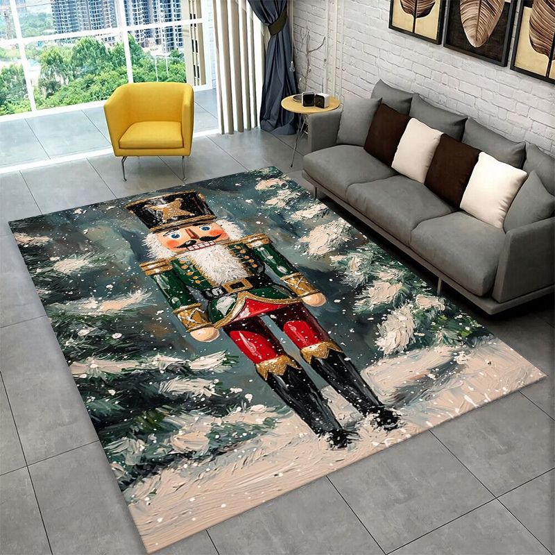 Outdoor Camping Mats Large - 만화 견과까기 인형 메리 크리스마스 대형