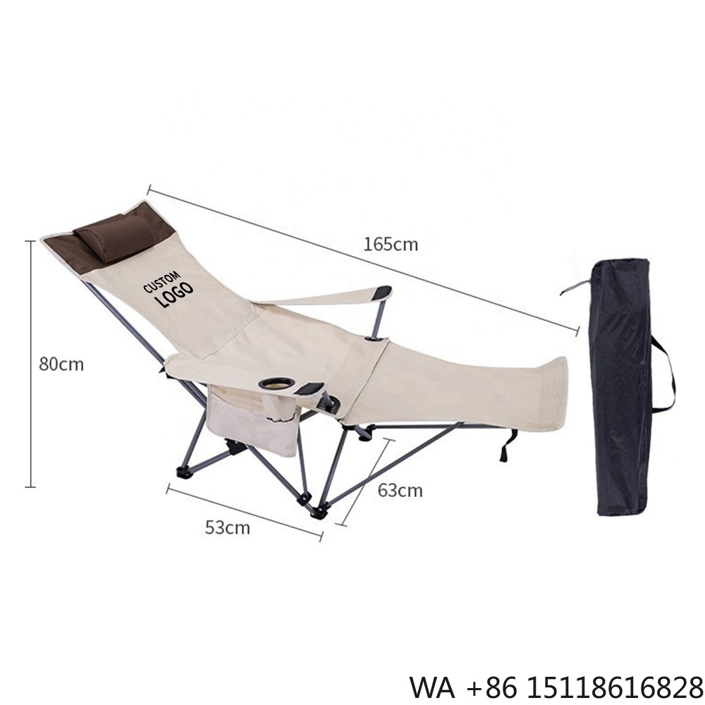 Outdoor Camping Folding Chairs - 휴대용 접이식 리클라이닝 의자, 가볍고 조절
