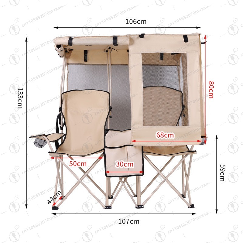 Outdoor Camping Folding Chairs - 야외 캠핑 레저용 이중 접이식 의자