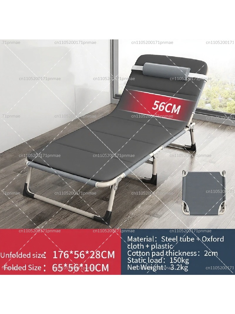 Outdoor Camping Folding Chairs - 금속 접이식 싱글 침대, 현대식 사무실