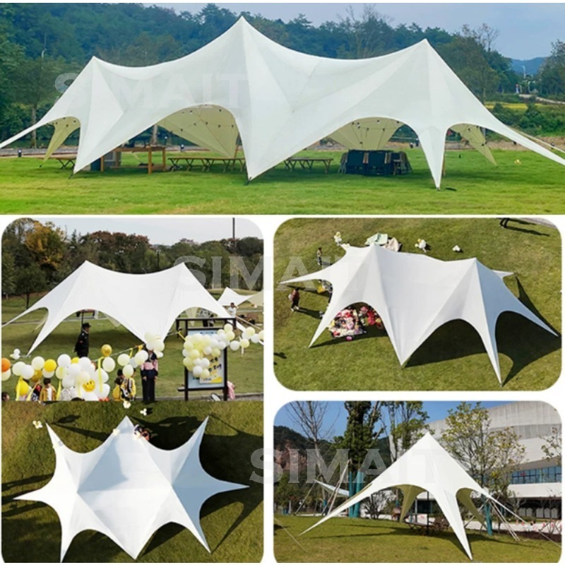 Outdoor Camping Canopy - 야외 캠핑 캐노피 텐트 대형, 삼봉형,