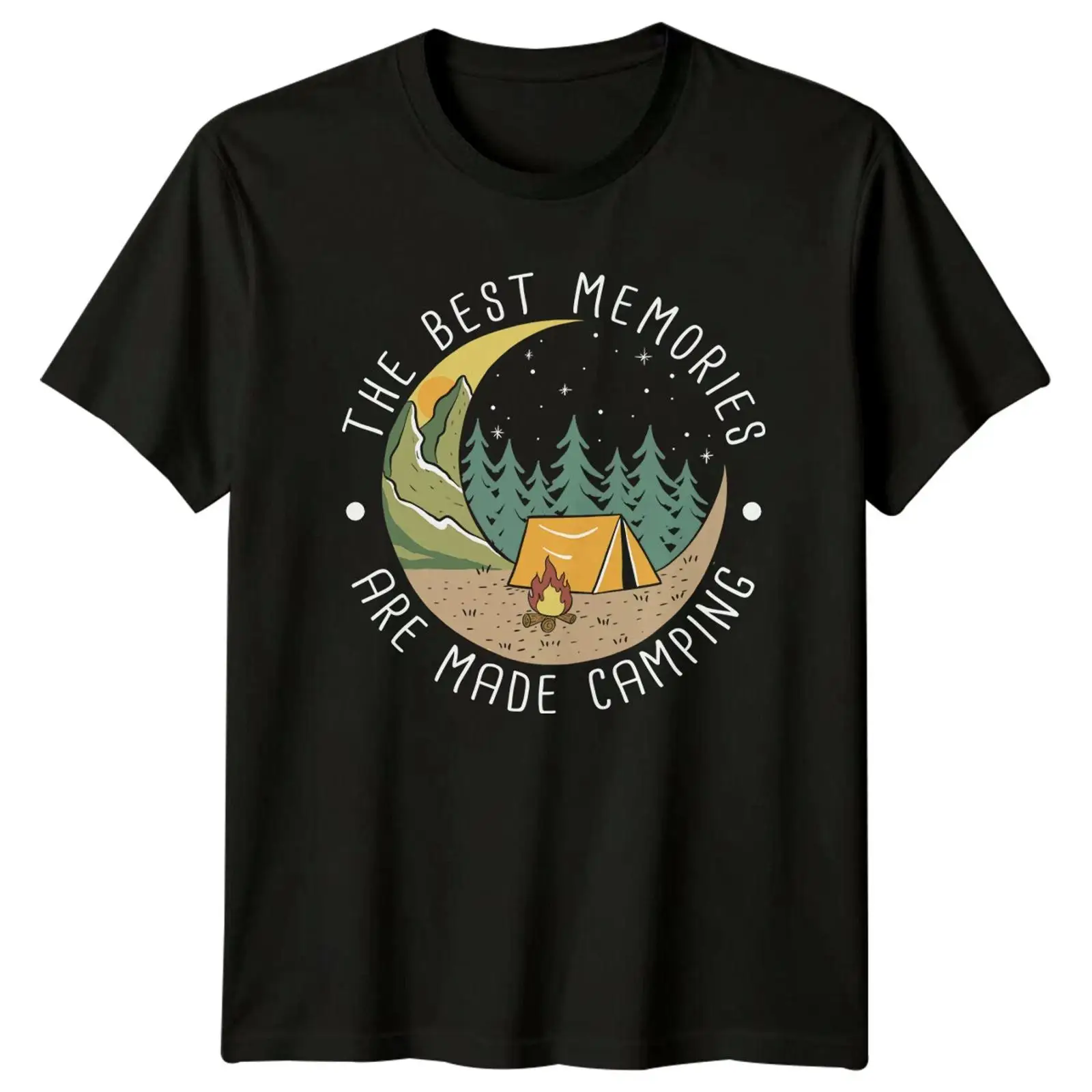 Camping Zelt Outdoor - 최고의 추억 캠핑 티셔츠 야외 모험