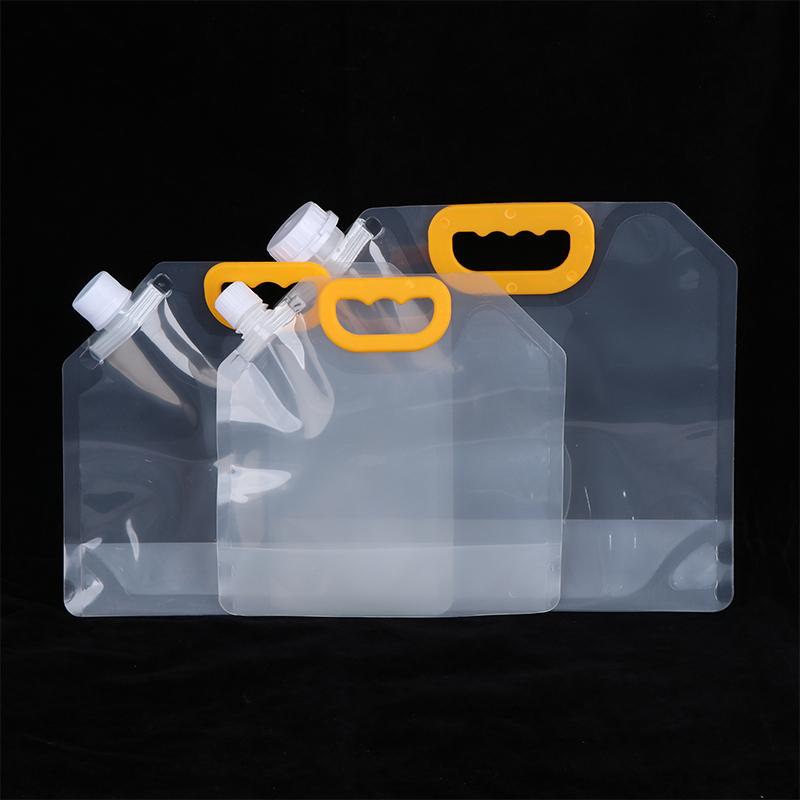 Bivvy Bag Emergency - 1/5PCS 1L-10L 접이식 물통 물 저장용
