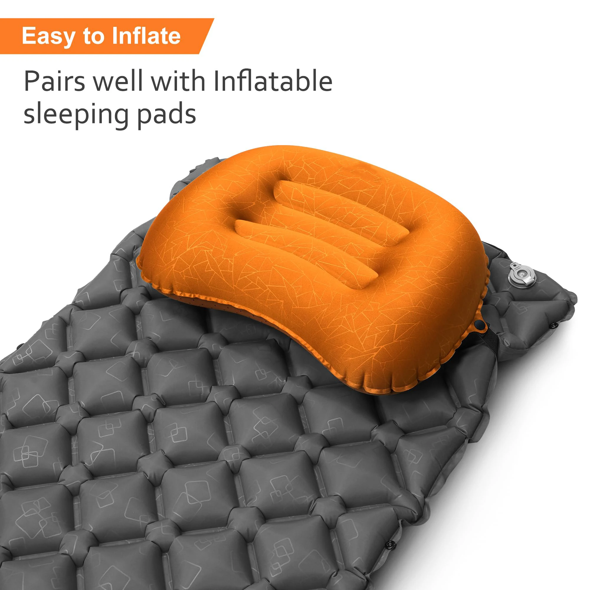 Camp Pillow Compressible - 1PC 초경량 풍선형 캠핑 여행 베개