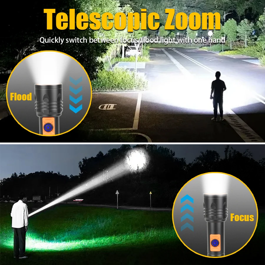 야외 캠핑 낚시를 위한 텔레스코픽 줌 슈퍼 밝은 전술  - Outdoor Camping Lantern 리뷰 및 가격