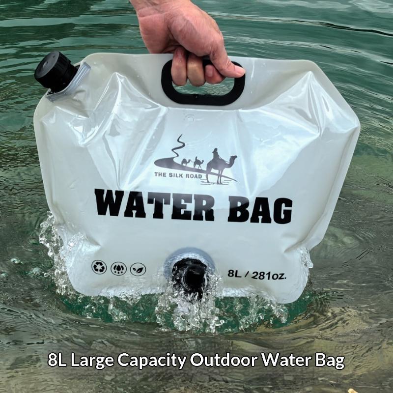 ● 수도꼭지가 있는 8L 캠핑 물주머니 휴대용 물통 생 - Bivvy Bag Emergency 리뷰 및 가격