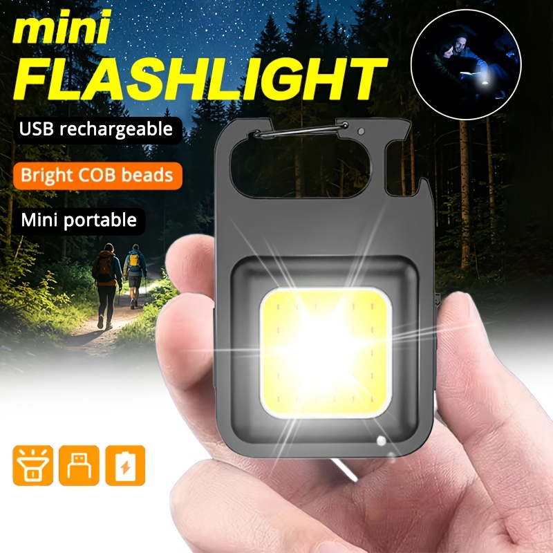 휴대용 키체인 라이트 미니 다기능 캠핑 손전등 USB  - Outdoor Camping Lantern 리뷰 및 가격