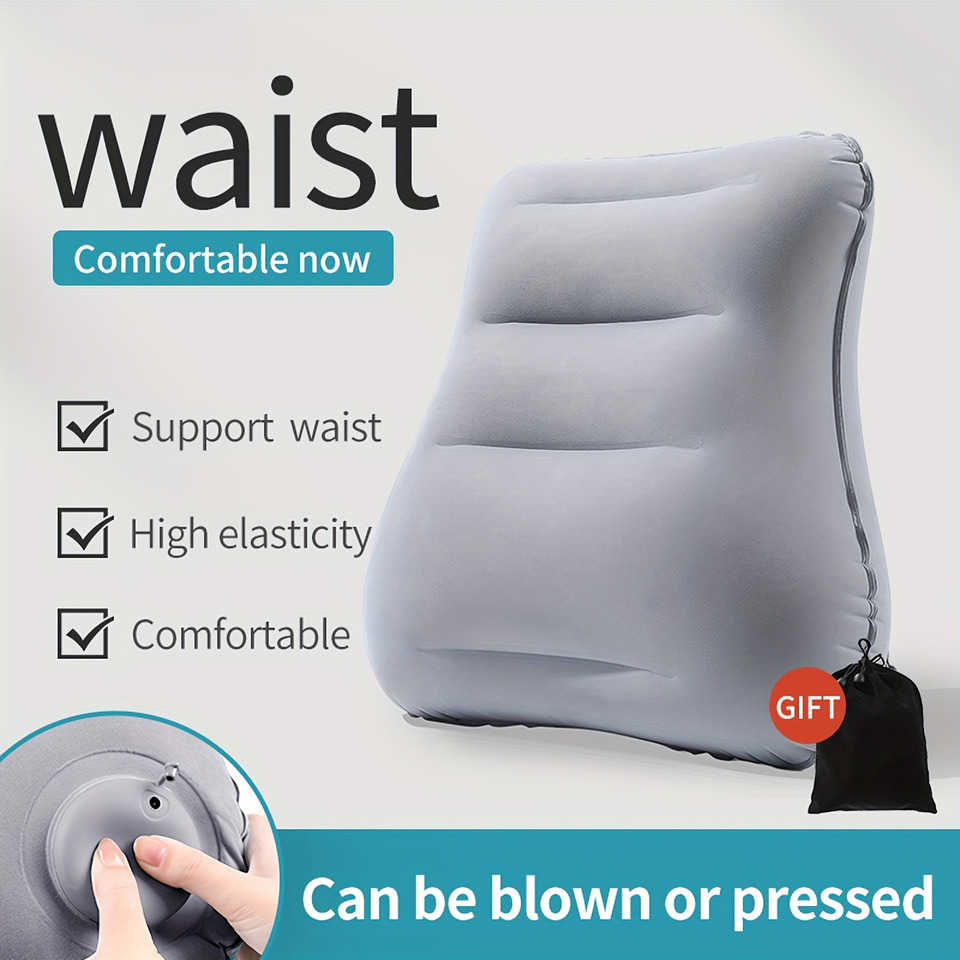 풍선 요추 지원 베개 허리 통증을위한 여행 쿠션을 날려 - Camp Pillow Compressible 리뷰 및 가격