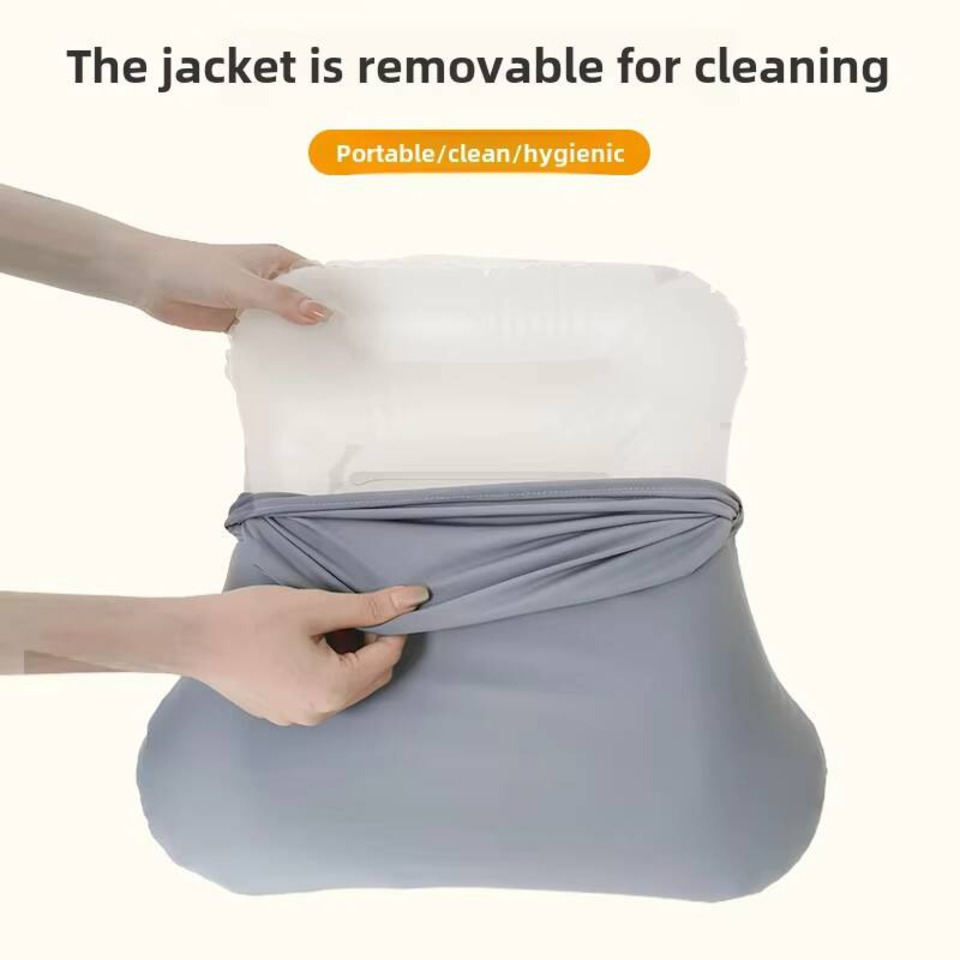 풍선 요추 지원 베개 허리 통증을위한 여행 쿠션을 날려 - Camp Pillow Compressible 리뷰 및 가격