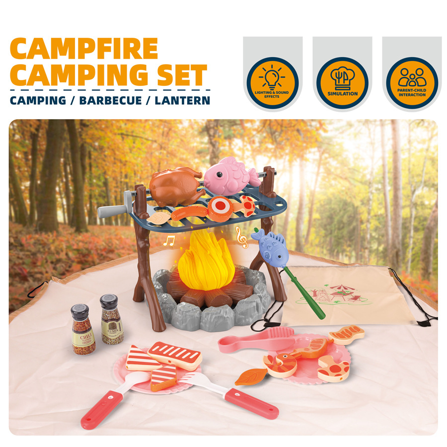 어린이 야외 모험 도구 세트 캠프파이어와 텐트 시뮬레이 - Outdoor Camping Adventures 리뷰 및 가격