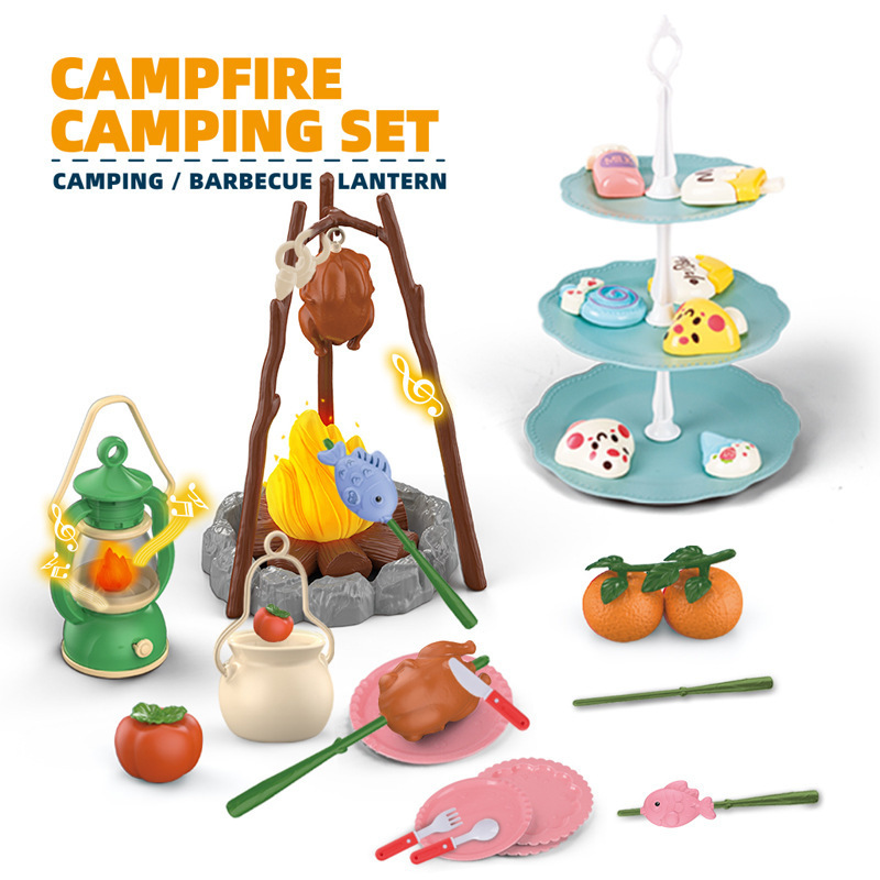 어린이 야외 모험 도구 세트 캠프파이어와 텐트 시뮬레이 - Outdoor Camping Adventures 리뷰 및 가격