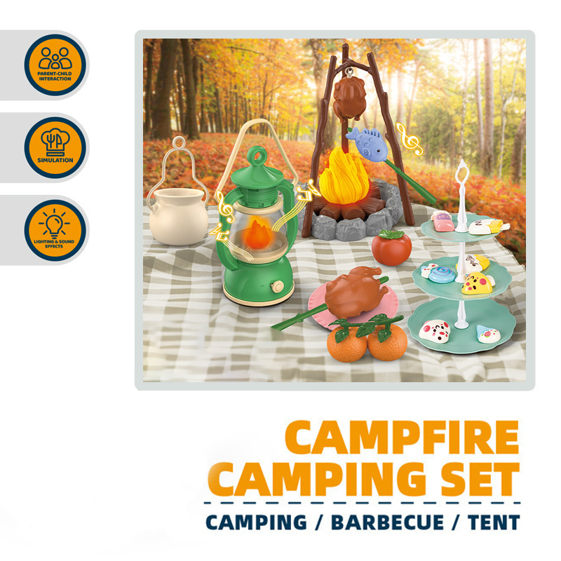 어린이 야외 모험 도구 세트 캠프파이어와 텐트 시뮬레이 - Outdoor Camping Adventures 리뷰 및 가격