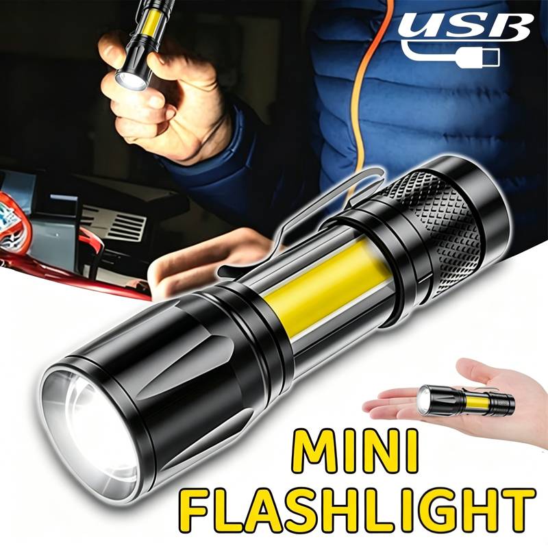 미니 LED 손전등 COB 투광등 휴대용 작업 토치 U - Outdoor Camping Lantern 리뷰 및 가격