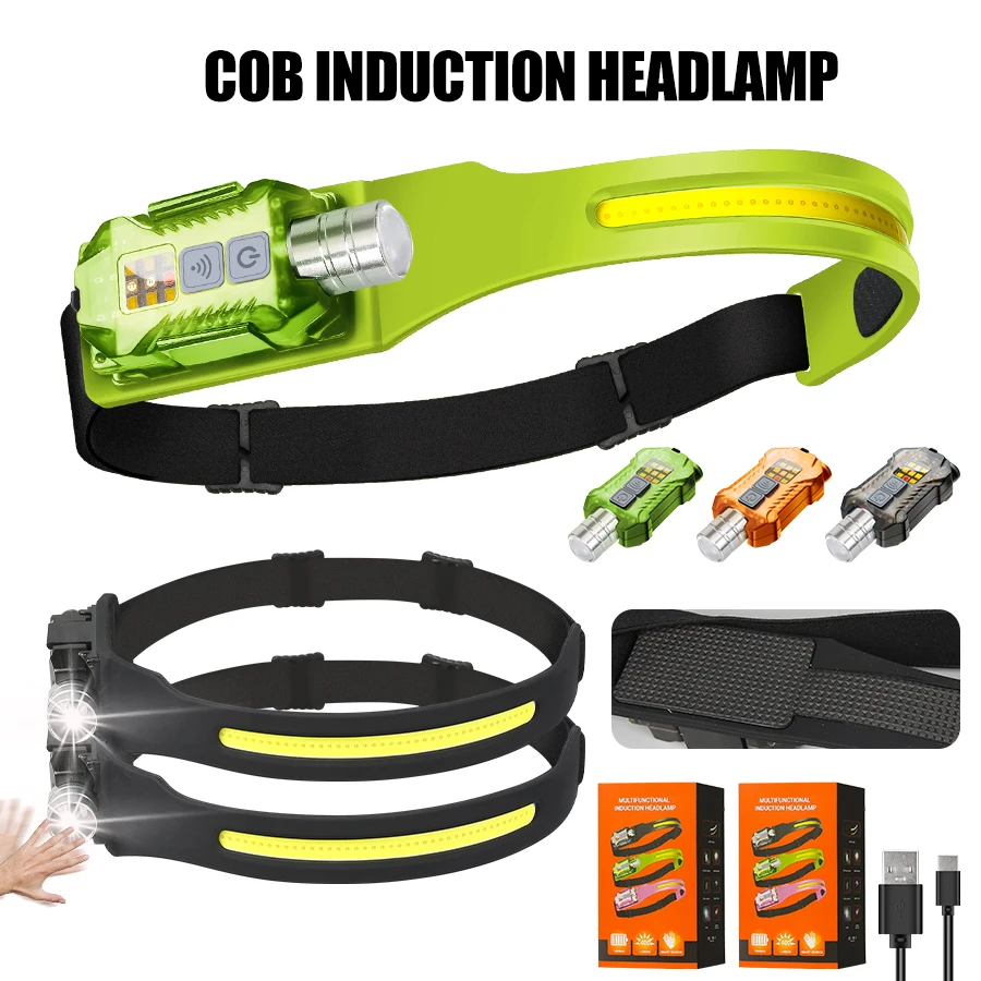 강력한 LED 헤드램프 휴대용 충전식 헤드 플래시라이트 - Outdoor Camping Lantern 리뷰 및 가격