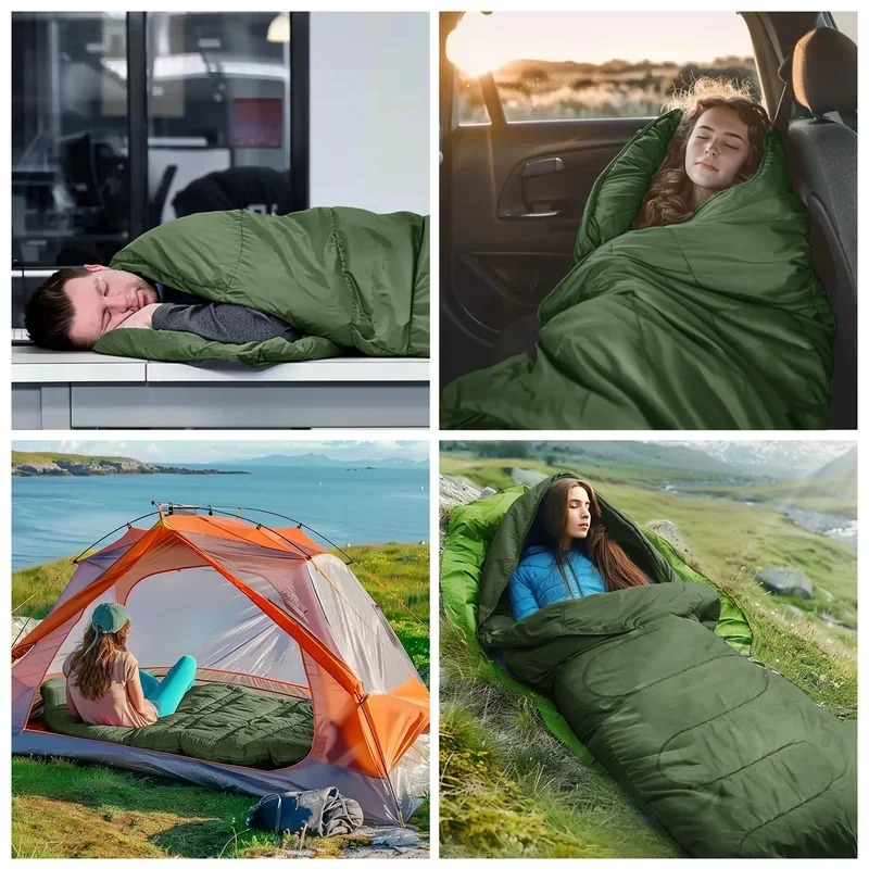 1 Pcs 4 계절 초경량 방수 캠핑 슬리핑 백 따뜻한 - Ultralight Sleeping Bag 리뷰 및 가격