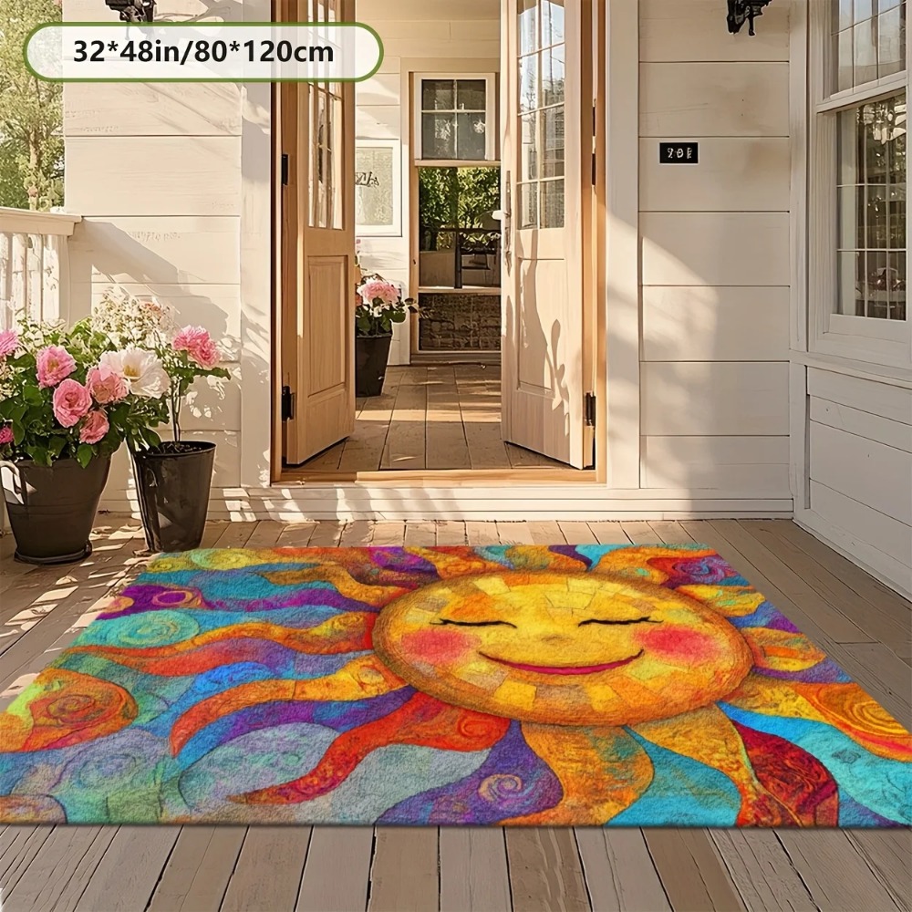 다채로운 색상의 대형 러그 2D 플랫 프린트 논슬립 야 - Outdoor Camping Mats Large 리뷰 및 가격