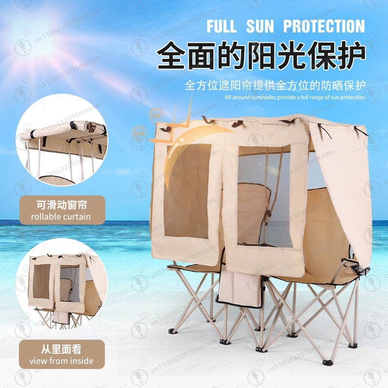 야외 캠핑 레저용 이중 접이식 의자 낚시 비치 의자 일 - Outdoor Camping Folding Chairs 리뷰 및 가격
