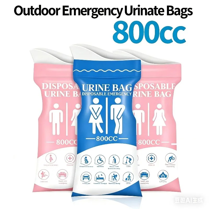 800ML 일회용 야외 응급 소변기 가방 남녀공용 누출 - Bivvy Bag Emergency 리뷰 및 가격