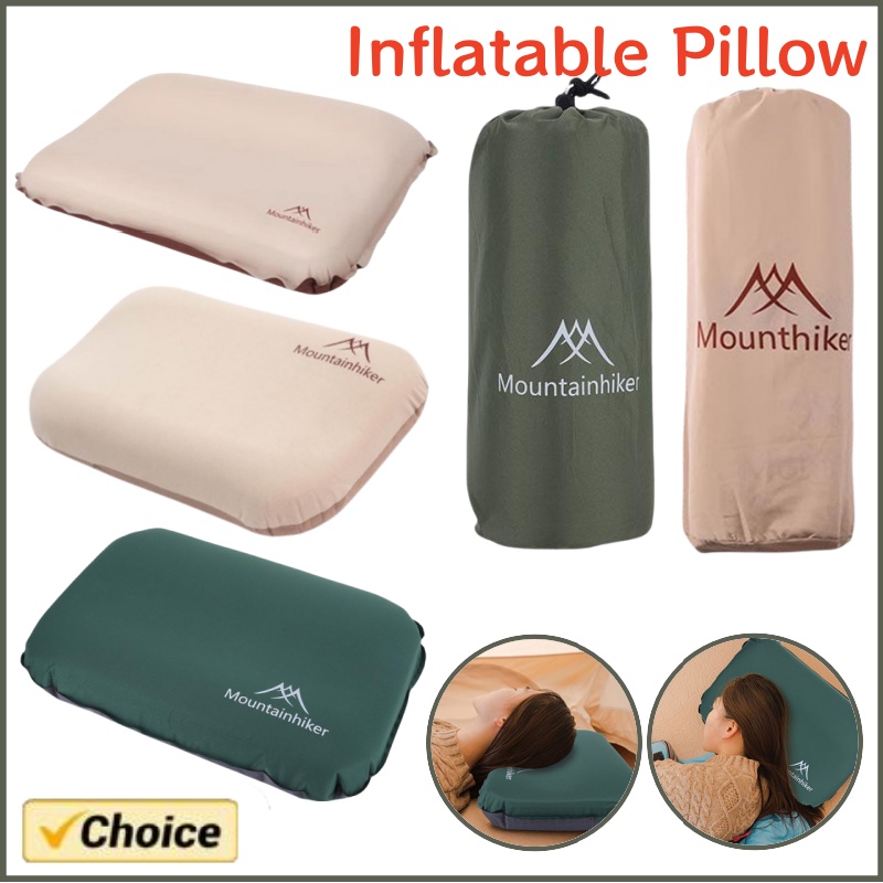 휴대용 3D 초경량 자체 팽창 수면 베개 캠핑 공기 베 - Camp Pillow Compressible 리뷰 및 가격