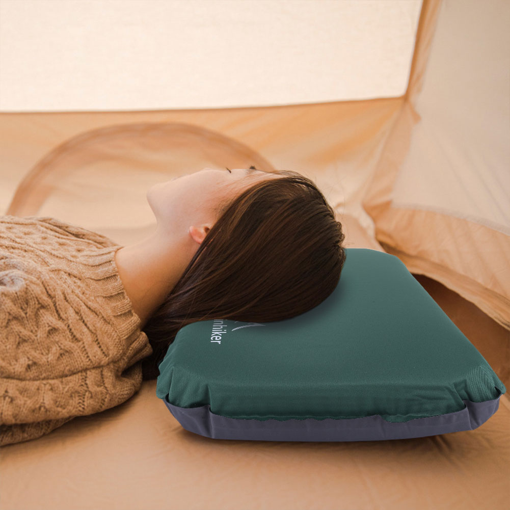 휴대용 3D 초경량 자체 팽창 수면 베개 캠핑 공기 베 - Camp Pillow Compressible 리뷰 및 가격