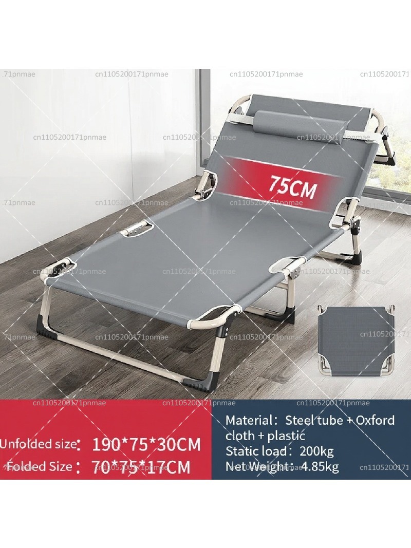 금속 접이식 싱글 침대, 현대식 사무실 휴대용 침대,  - Outdoor Camping Folding Chairs 리뷰 및 가격