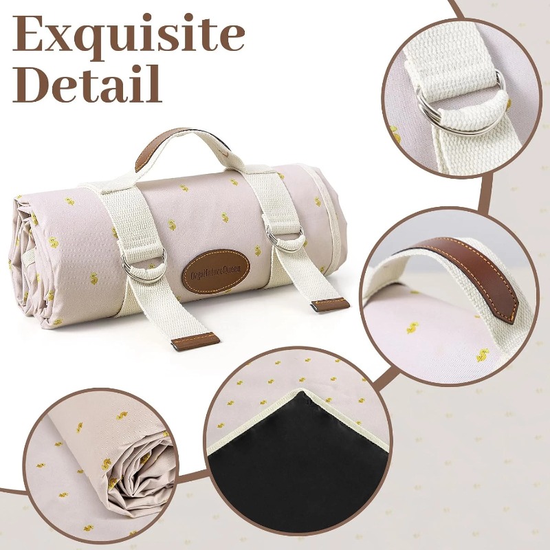 피크닉 담요 방수 대형, 야외 캠핑 매트 79X57,  - Outdoor Camping Mats Large 리뷰 및 가격