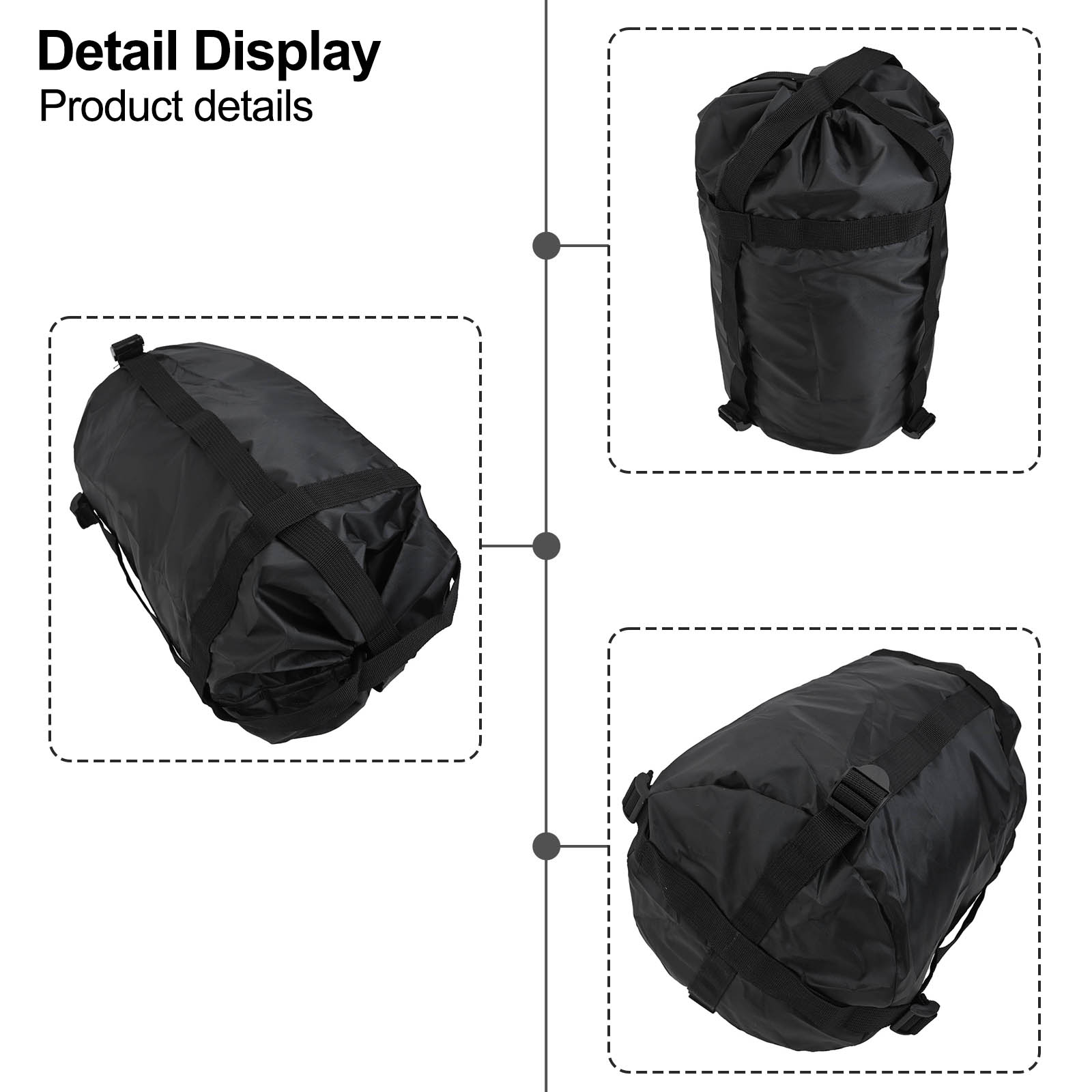 야외 캠핑 가방 침낭 보관 가방 블랙 압축 가방 고품질 - Outdoor Camping Sleeping Bag 리뷰 및 가격