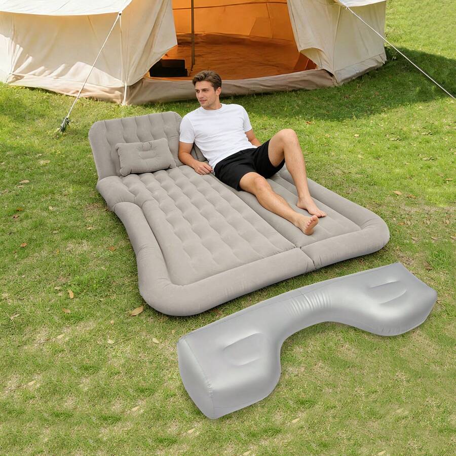 SUV 에어 매트리스 캠핑 침대 (베개 2개 포함),  - Camp Pillow Compressible 리뷰 및 가격